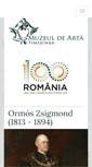 Mobile Screenshot of muzeuldeartatm.ro